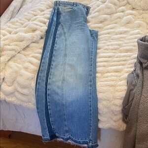 Pilcro Women's Straight-Leg Light Blue Jeans